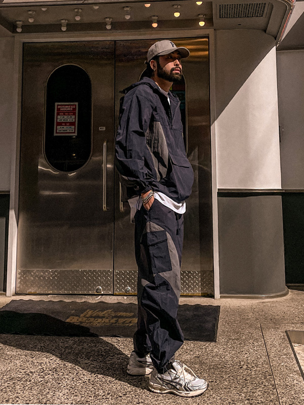 (XL-4XL)<BR>아바론 カーゴバンディングパンツ