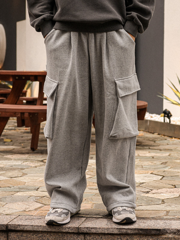 (XL-6XL)<BR>라기노 セミワイドフィット 기모카고밴딩팬츠