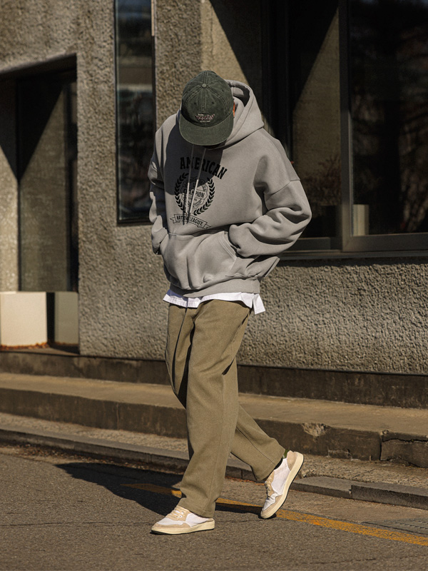 (XL-6XL)<br>야니차 顔料 フードティーシャツ T058