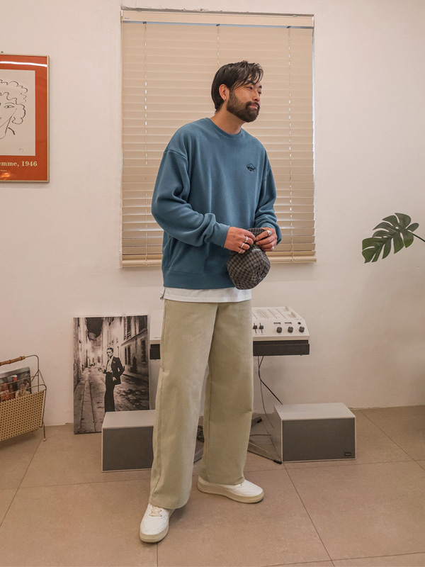 (L-7XL)<br>타이오바 フリース マンツーマン T054<br><font color=" #660616"><B>[1+1]</B></font>