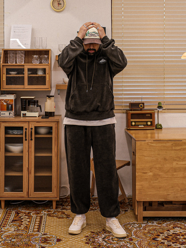 (XL-6XL)<BR>고냐스 ゴールデン 기모조거밴딩팬츠 SET008-P