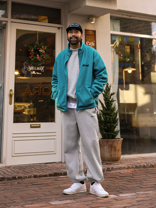 노리밋 후리스집업