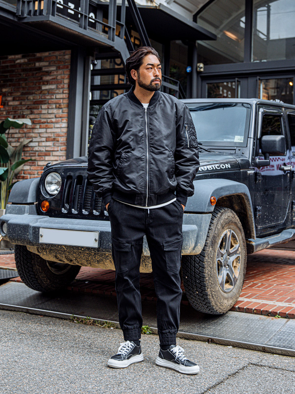 (L~4XL)<BR>델티 MA1 ジャンパ