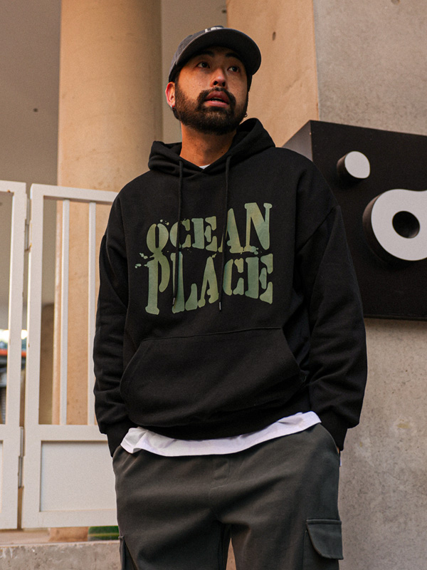 그린블랫 フードティーシャツ