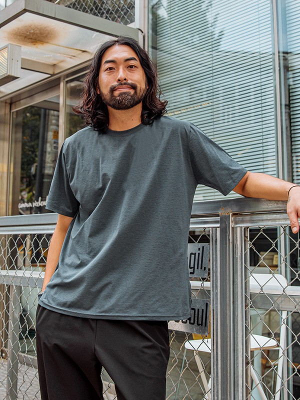 (M-6XL)<br>보카린 半そでティー<br><B><font color="#072c81">[ W.DNA ]</font><br><font color="#098a09">長さを選択 (基本的な,ロング+6cm)</font></B>