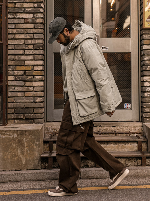 <font color="#cc4533">★오까네데이★</font><br>(XL-6XL)<BR>루데카 シープスキン パディングジャンパ