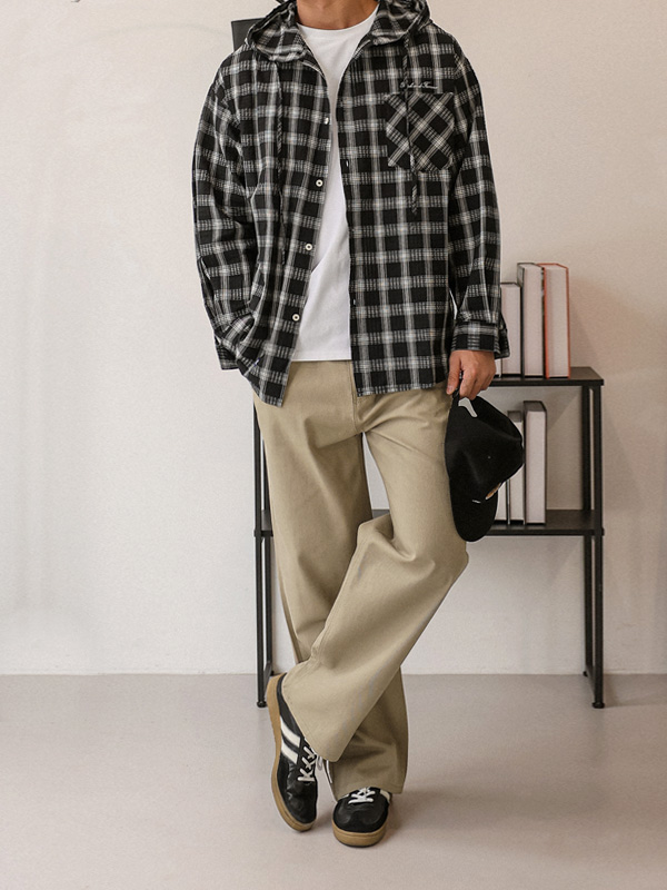 벨렝 標準フィット 綿パンツ