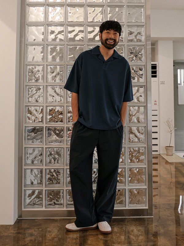 (L-6XL)<BR>쿠차보 クーリングバンディングパンツ(標準フィット/ワイドフィット/조거)