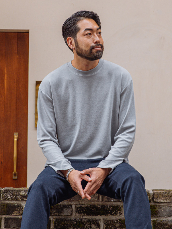 (L-5XL)<br>아르바사 ニット 長袖Tシャツ