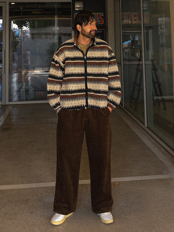 (L-7XL)<br>타틴 ワイドフィット 골덴밴딩팬츠 1859