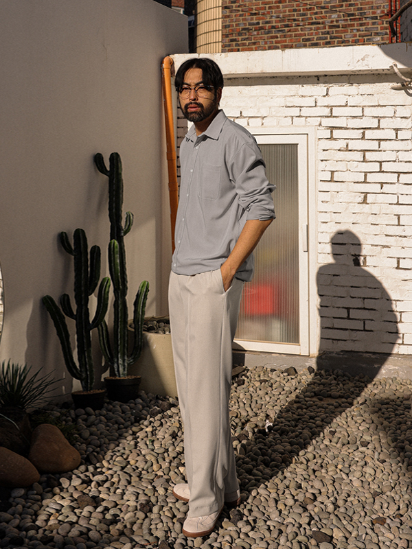 (L-6XL)<BR>리슈테 넣은척 リンクルフリー シャツ N019