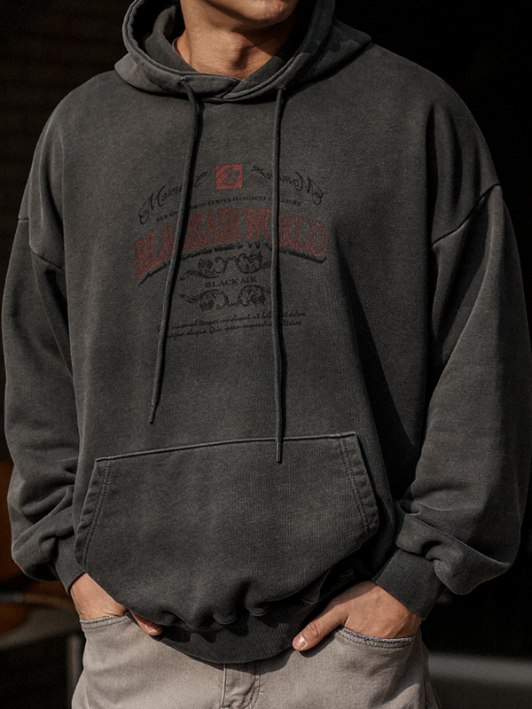 리피안 フードティーシャツ