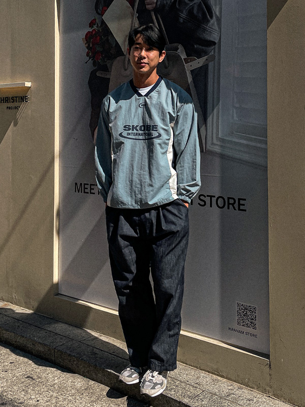 (XL-4XL)<BR>스코비 ナイロン 長袖Tシャツ