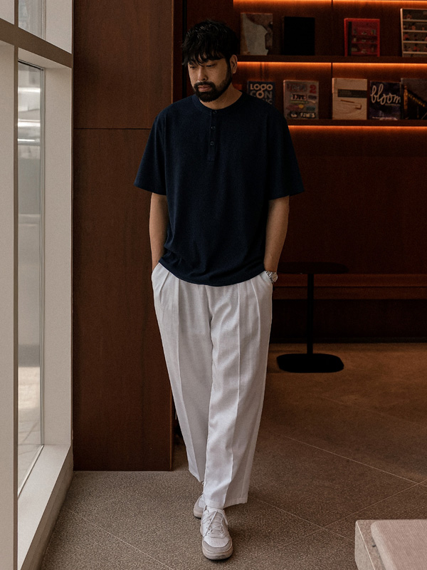 (XL-6XL)<BR>사타티 標準フィット バンディングスラックス 68