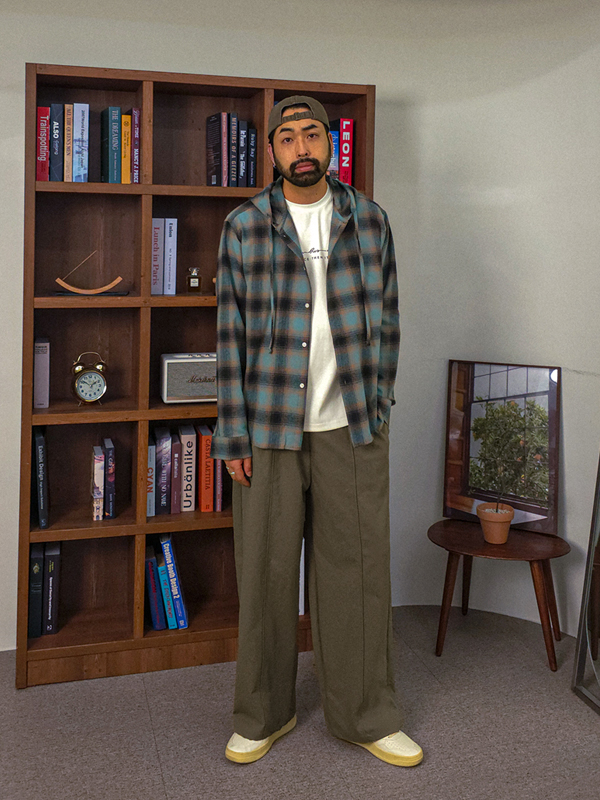 (M-4XL)<BR>피플리 セミワイドフィット バンディングパンツ