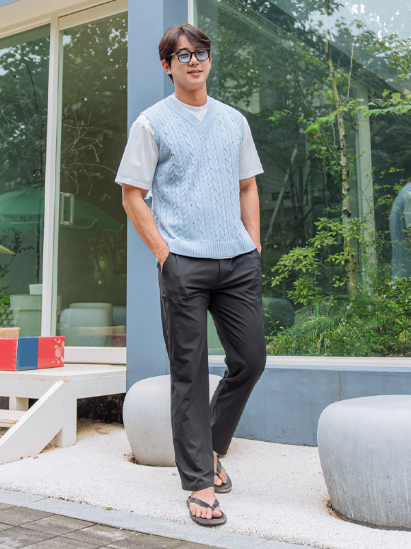 (L-5XL)<br>라핀타 ニットベスト