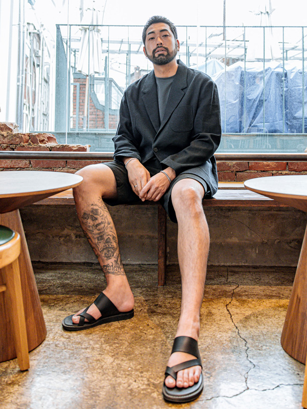 (L-4XL)<br>아콜라 린넨블레이저