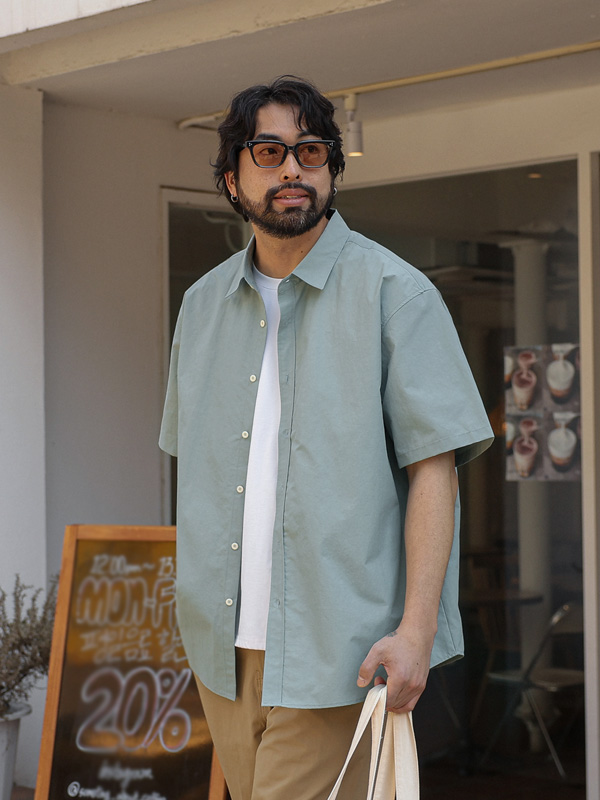 (L-5XL)<BR>파사비 半袖シャツ 614