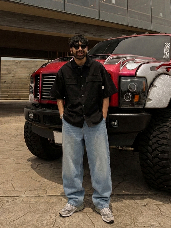 (M-4XL)<BR>카가리아 セミワイドフィット デニムバンディングパンツ H5000