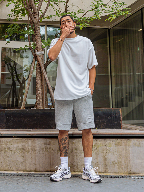 (XL-8XL)<br>사드스카 リンクルフリー  半そでティー<br><font color="#fb5ec9"><B>[1+1]</B></font>