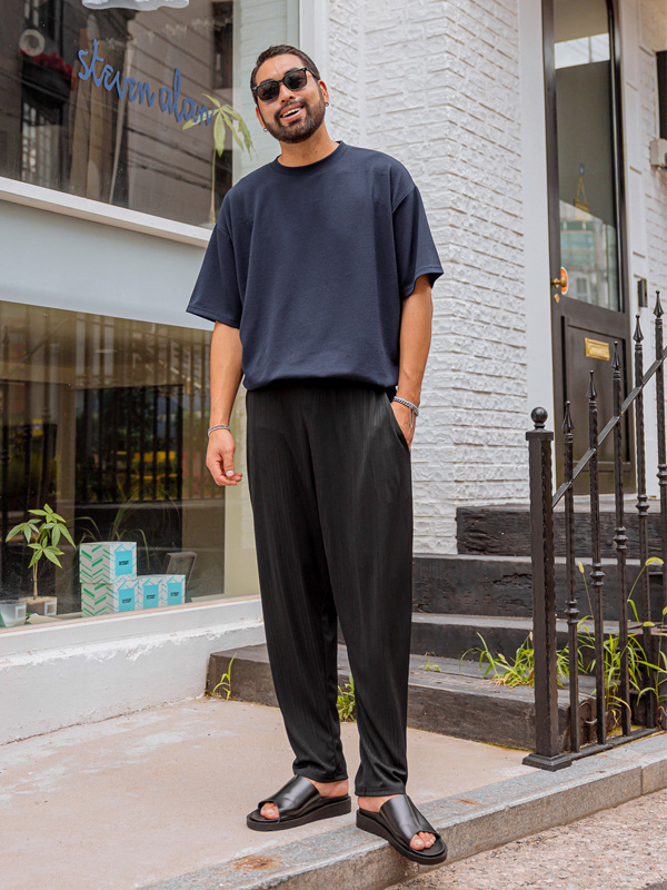 (XL-8XL)<br>사드스카 リンクルフリー  半そでティー<br><font color="#fb5ec9"><B>[1+1]</B></font>