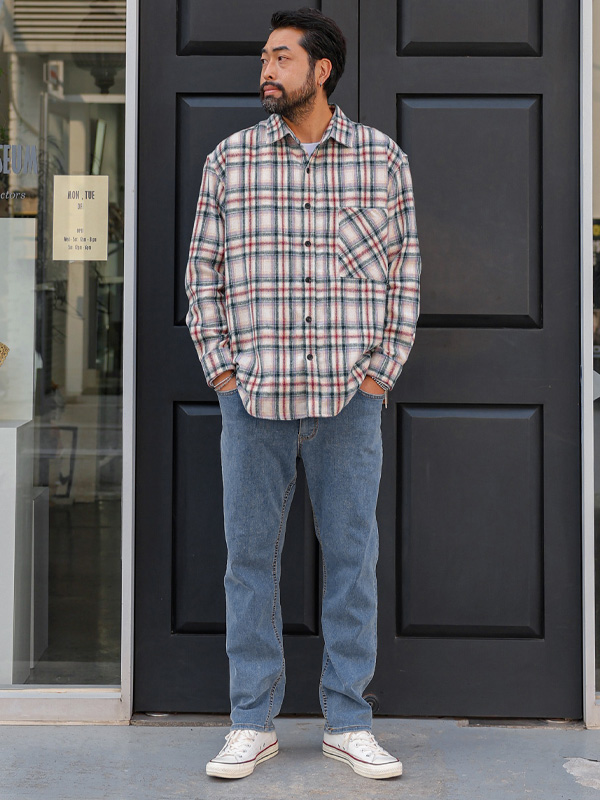 (M-6XL)<BR>디오누 隠しバンド テーパー デニムパンツ <br><font color="#098a09"><B>長さを選択 (基本的な,ロング+10cm)</B></font><BR><B><FONT COLOR="#ff4800">[追加割引]</FONT></B>