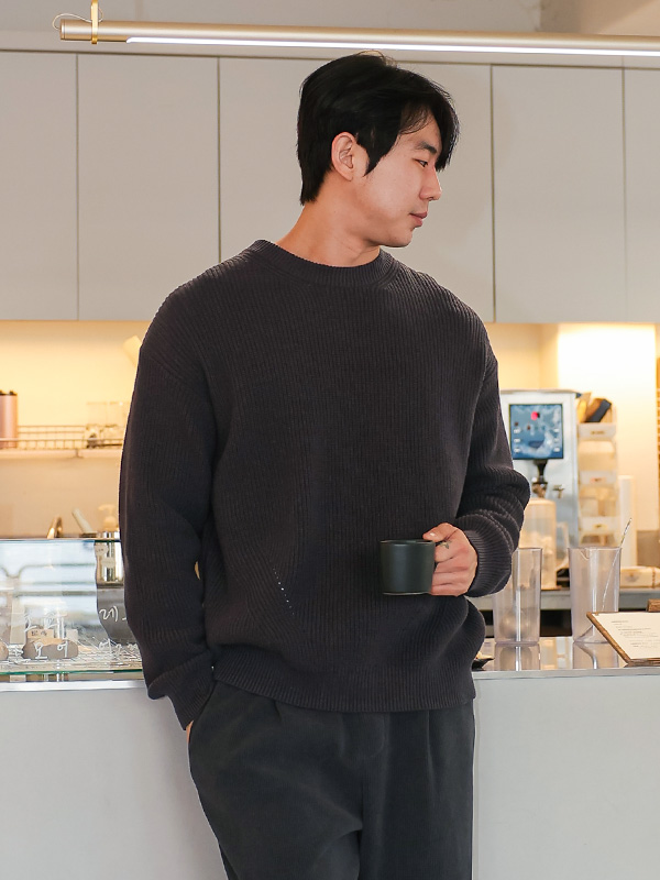 (XL-6XL)<br>블러프 ラウンドニット