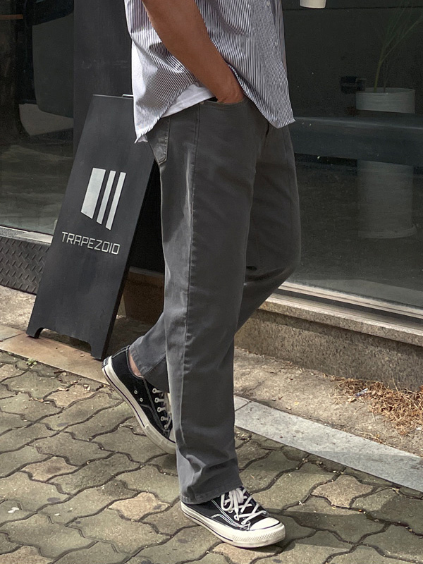 (M-6XL)<BR>디오누 隠しバンド テーパー デニムパンツ <br><font color="#098a09"><B>長さを選択 (基本的な,ロング+10cm)</B></font><BR><B><FONT COLOR="#ff4800">[追加割引]</FONT></B>