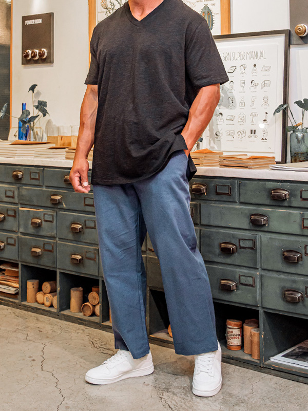 (M-6XL)<BR>이태원 ワイドバンディングパンツ <br><font color="#098a09"><B>長さを選択 (基本的な,ロング+8cm)</B></font>