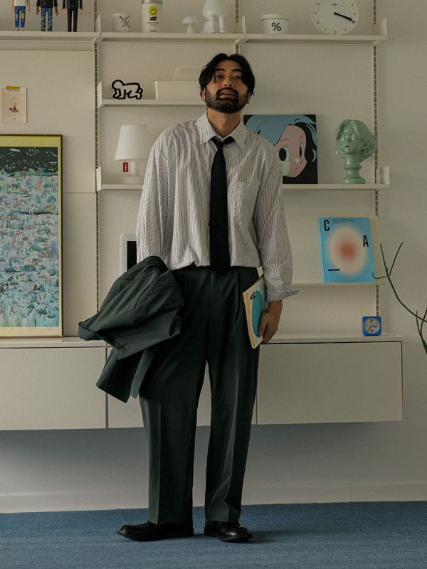 카바르티 ストライプ シャツ