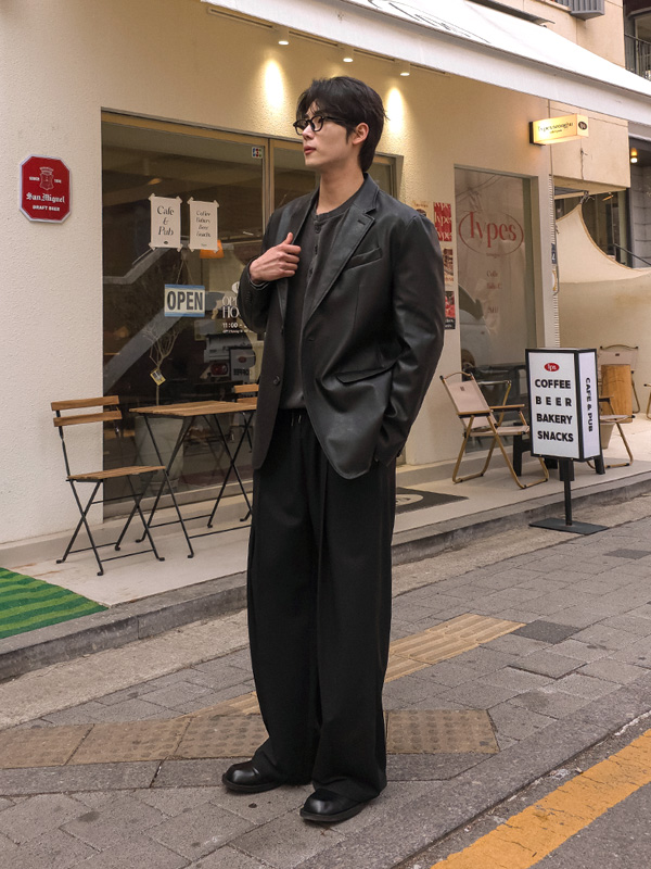 (L-4XL)<br>아치트 セミワイドフィット バンディングスラックス 73