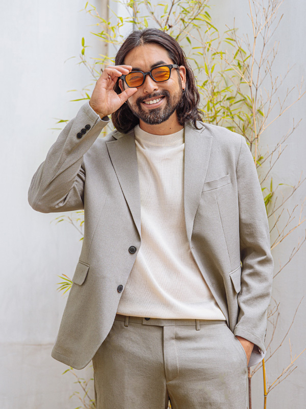 (M-6XL)<BR>스무트 정장자켓+드릭스 スレックス