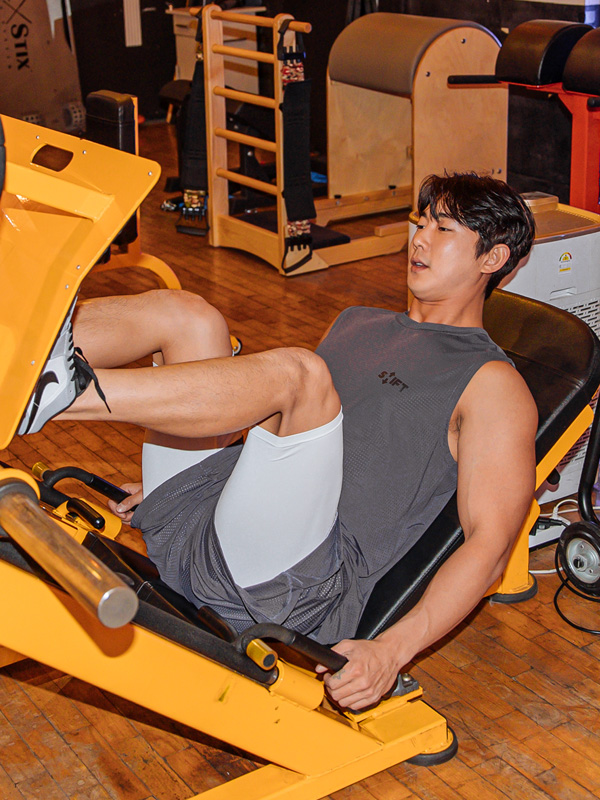 (M-5XL)<BR>에어워킹 밴딩반바지<br><font color="#072c81"><B>【 W.DNA 】</B></font>