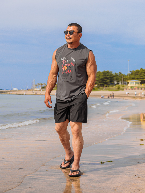 (L-5XL)<BR>바바킨 バンディング·カーゴ 레깅스반바지<br><font color="#072c81"><B>【 W.DNA 】</B></font>