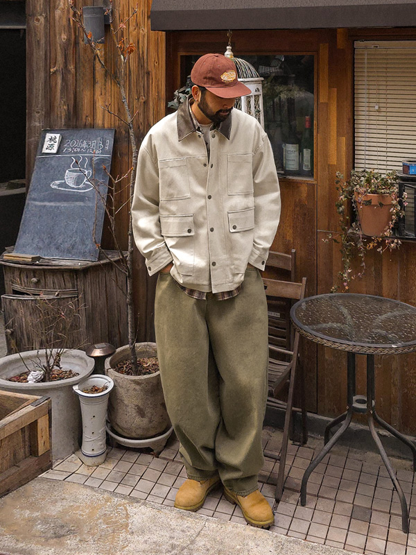 (L-7XL)<BR>슈차우치 作業ジャケット