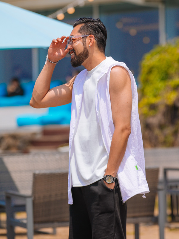 (L-5XL)<BR>우들리 袖なし