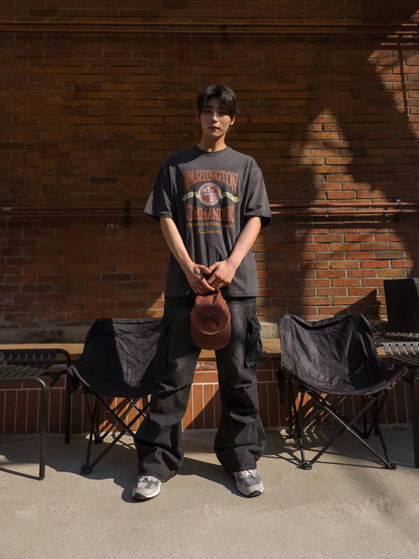 (XL-6XL)<br>갈라츠 セミワイドフィット デニムバンディングパンツ 1092