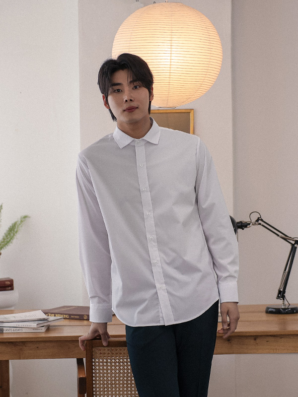 던클드 スパンデックスシャツ