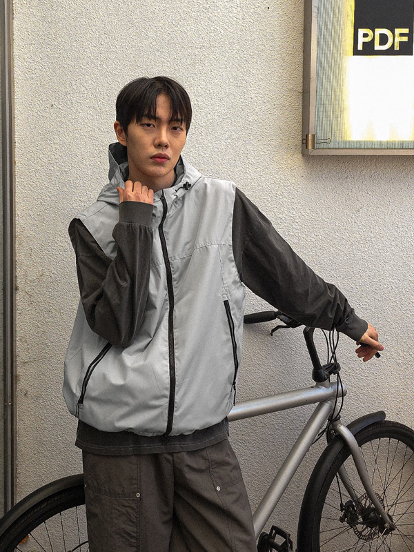 (M-4XL)<br>와야나드 フードベスト