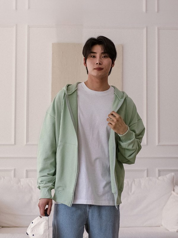 (L-7XL)<br>카르곤 フードジップアップ T069