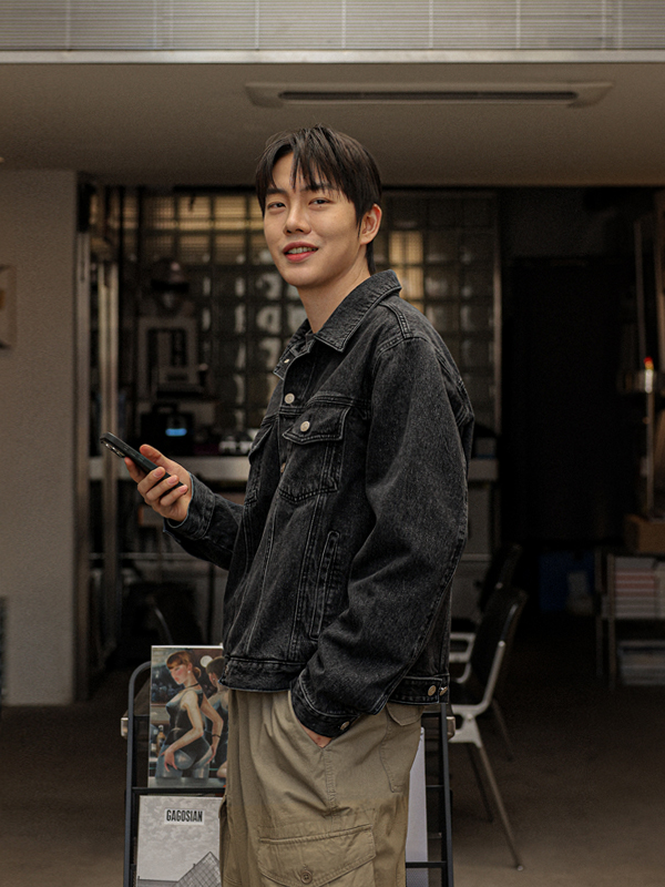 (L-4XL)<BR>리바디아 デニムジャケット