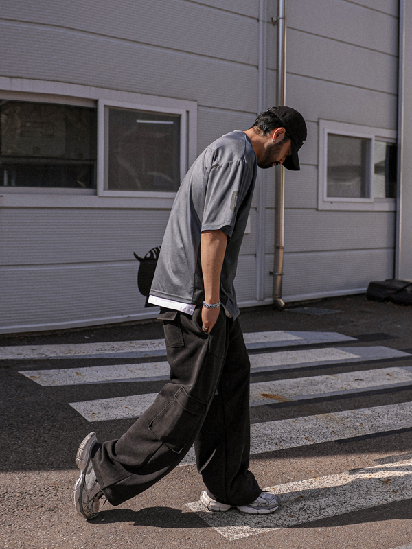 (L-2XL)<BR>차르텐 ブイネック 半そでティー