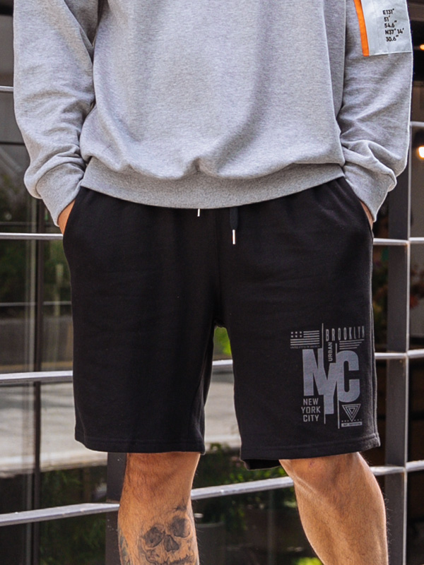 (M-6XL)<BR>아이다호 NYC バンディング半ズボン