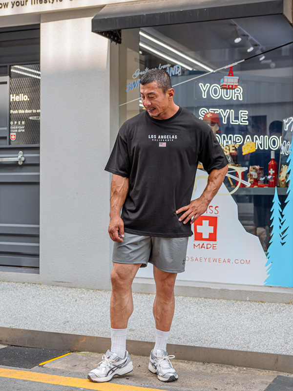 (L-6XL)<BR>보카도니 실리콘패치<br>쿨링 バンディング半ズボン<br><font color="#072c81"><B>[ W.DNA ]</B></font>