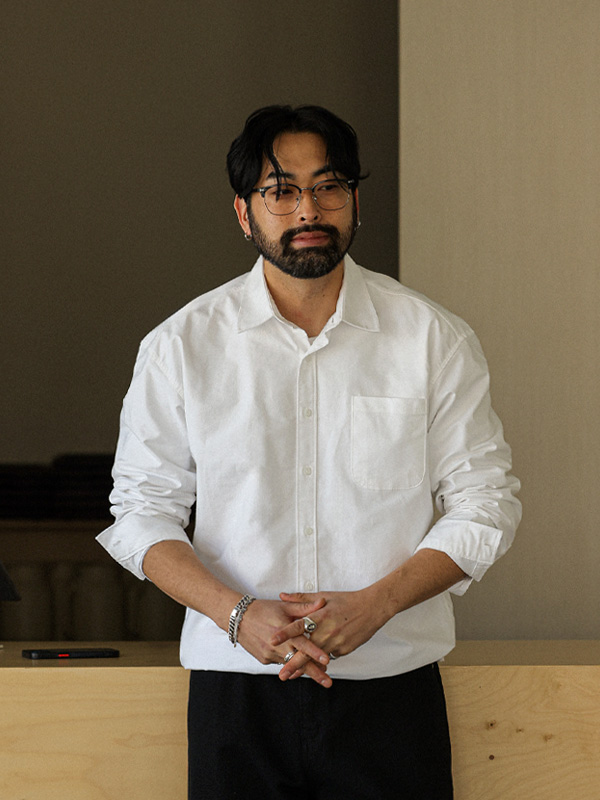 (L-6XL)<br>로뜨 넣은척 オックスフォード シャツ N018