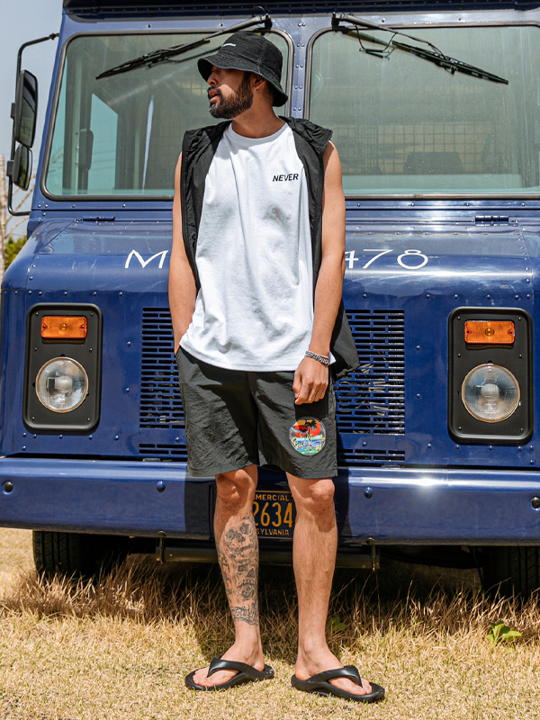 (L-5XL)<BR>우들리 袖なし