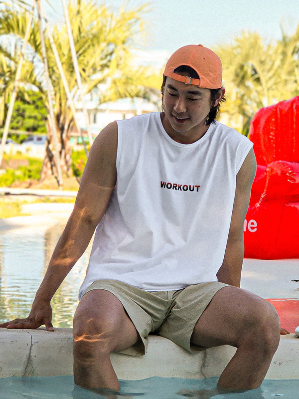 (L-5XL)<br>조이데이 モダルノースリーブ<br><font color="#072c81"><B>[ W.DNA ]</B></font>