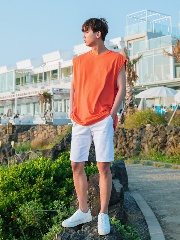 (L-5XL)<br>라이츠 favorite バックスリットタンクトップ