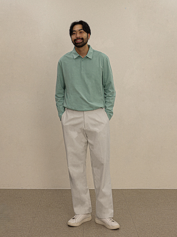 (M-6XL)<BR>캄야 セミワイドフィット バンディングスラックス