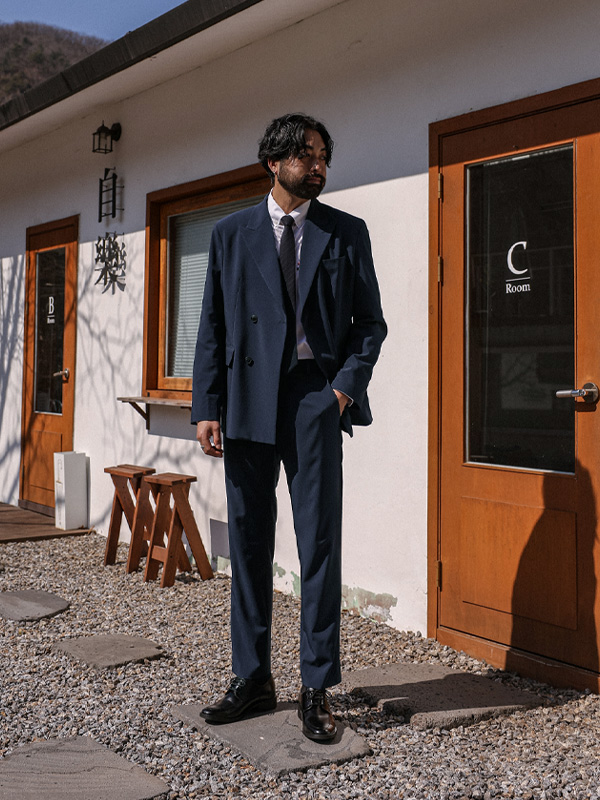 [SET](M-7XL)<br>야바트 더블자켓+루르키 バックバンディング スレックス